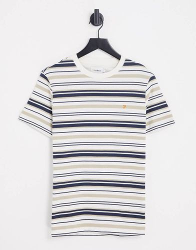 Archer - T-shirt à rayures - Farah - Modalova