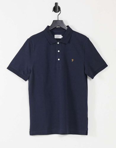 Blanes - Polo en coton - Bleu - NAVY - Farah - Modalova