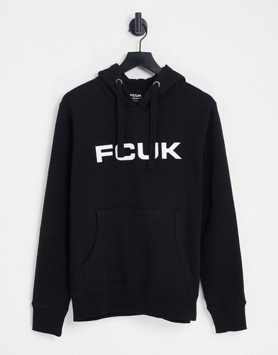 FCUK - Sweat à capuche à enfiler avec grand logo - French Connection - Modalova