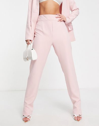 Pantalon d'ensemble ajusté - Rose clair - Femme Luxe - Modalova