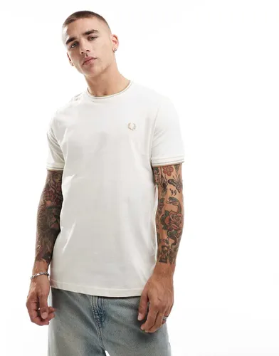 T-shirt à double liseré - cassé - Fred Perry - Modalova