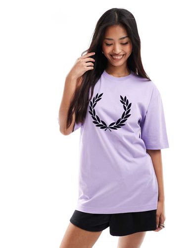 T-shirt à motif couronne de lauriers - clair - Fred Perry - Modalova