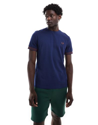 T-shirt à revers contrastants - Fred Perry - Modalova