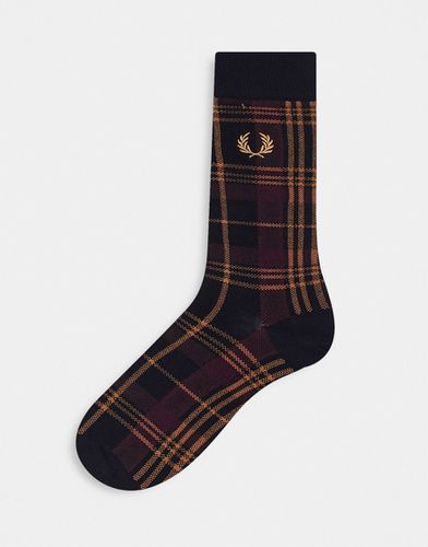 Chaussettes à carreaux écossais - Fred Perry - Modalova