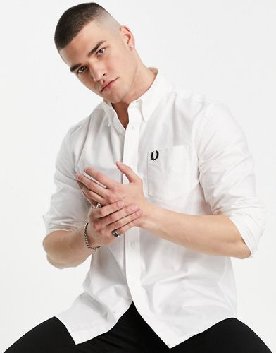 Fred Perry - Chemise Oxford - Blanc - Fred Perry - Modalova