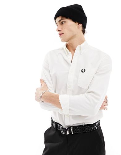 Fred Perry - Chemise Oxford - Blanc - Fred Perry - Modalova