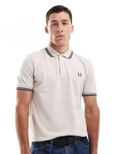 Polo avec bordures à deux rayures - cassé - Fred Perry - Modalova