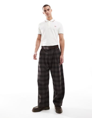 Polo avec bordures  deux rayures - cass - Fred Perry - Modalova