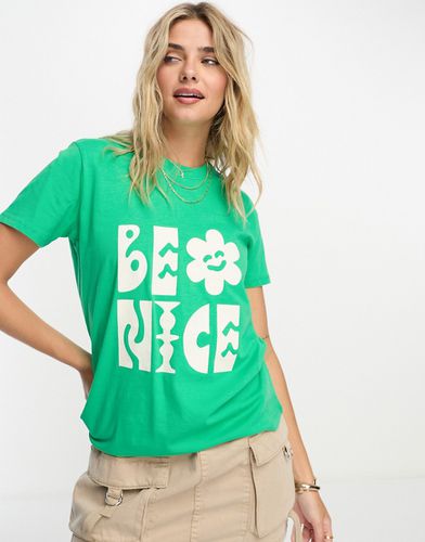 T-shirt avec motif Be Nice - palmier - French Connection - Modalova