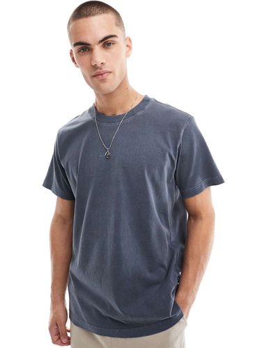 G-Star - T-shirt oversize avec logo surteint ton sur ton imprimé - Bleu - Gstar - Modalova