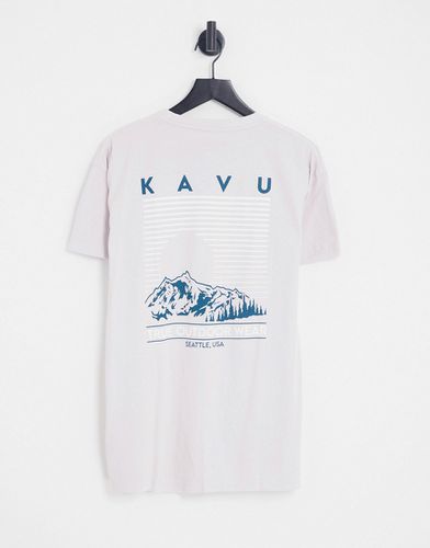 T-shirt à imprimé paysage - Lilas - Kavu - Modalova