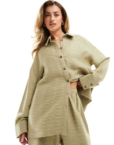 Chemise d'ensemble texturée oversize - pâle - Kaiia - Modalova