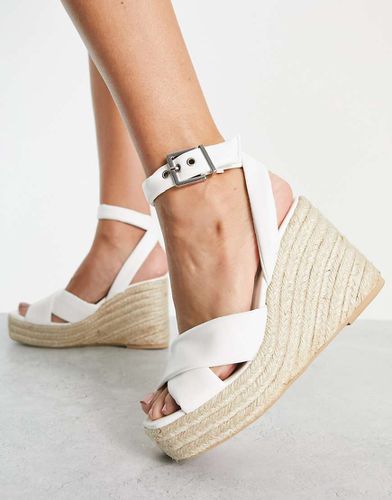 Espadrilles à semelle plateforme en PU - Kaltur - Modalova