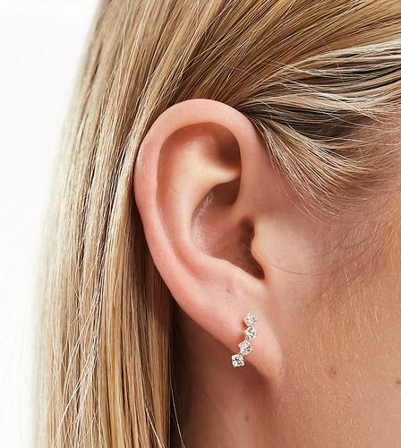 Kingsley - CZ - Boucles d'oreilles pendantes en argent massif - Kingsley Ryan - Modalova