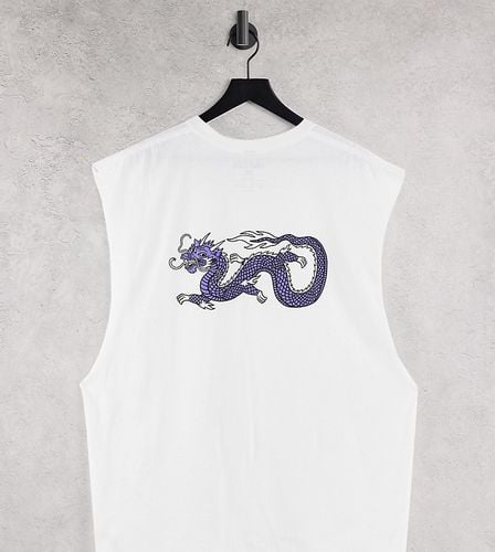 HNR LDN Plus - T-shirt sans manches avec imprimé dragon au dos - Honour - Modalova