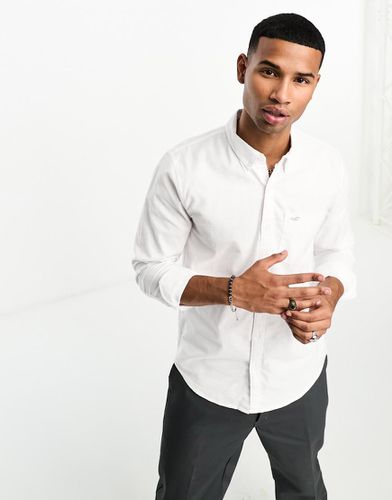 Chemise oxford avec poche à logo emblématique - Hollister - Modalova