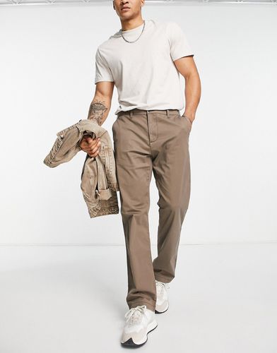 Pantalon chino ajusté coupe droite - Hollister - Modalova