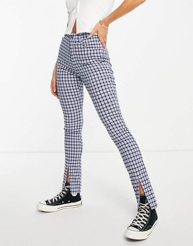 Pantalon ultra ajusté à carreaux - Hollister - Modalova