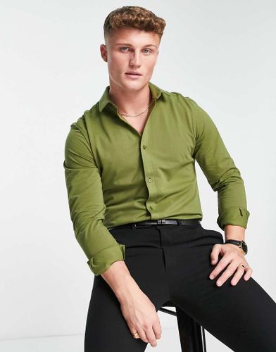 Chemise ajustée en piqué - Harry Brown - Modalova