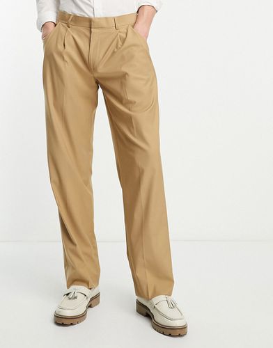 Harry - Pantalon habillé coupe ample - Beige - Harry Brown - Modalova
