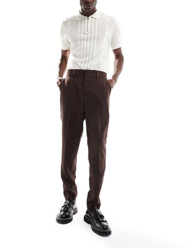 Harry - Pantalon plissé en lin à taille haute - Argile - Harry Brown - Modalova