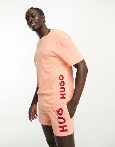 HUGO - T-shirt de plage décontracté - clair pastel - Hugo Red - Modalova