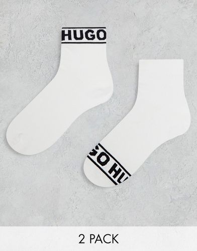 HUGO - Bodywear - Lot de 2 paires de chaussettes basses avec logo - Hugo Red - Modalova