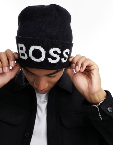 Hugo Boss - Bonnet avec grand logo - Boss By Hugo Boss - Modalova