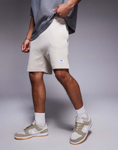 Short ample en jersey - Taupe - Hugo Blue - Modalova