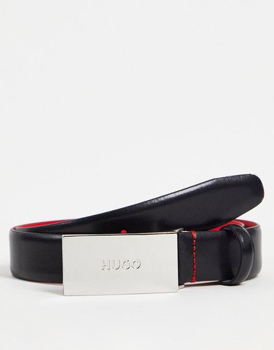 Hugo - Ceinture avec boucle métallique - Hugo Red - Modalova