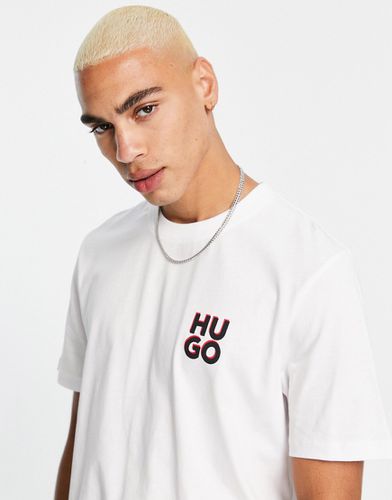 HUGO - Dimento - T-shirt - Blanc - Hugo - Modalova