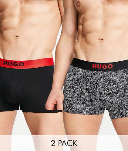 Hugo - Lot de 2 boxers - /imprimé - HUGO Bodywear - Modalova