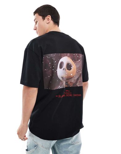 Dijack - T-shirt oversize avec imprimé L'Étrange Noël de monsieur Jack - Hugo Red - Modalova