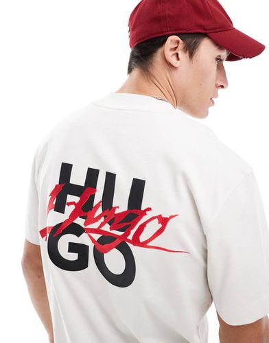 Diogotee - T-shirt avec logo au centre - Hugo Red - Modalova