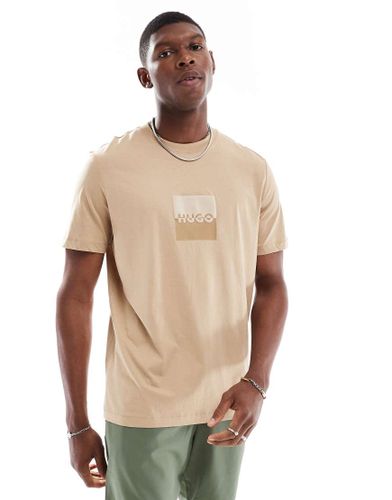 Dusplit - T-shirt - Beige - Hugo Red - Modalova