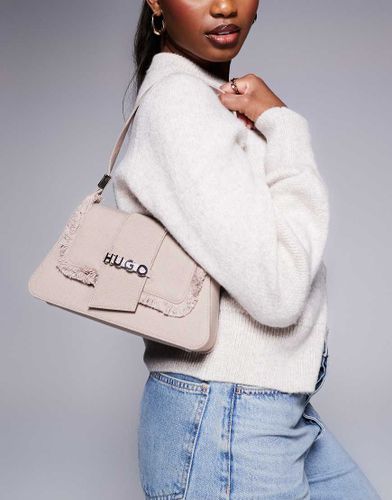 Mel - Sac port paule  logo - Beige - Hugo Red - Modalova