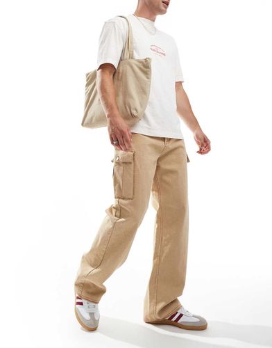 X Les Benjamins - Pantalon cargo large - Beige - Hugo Red - Modalova