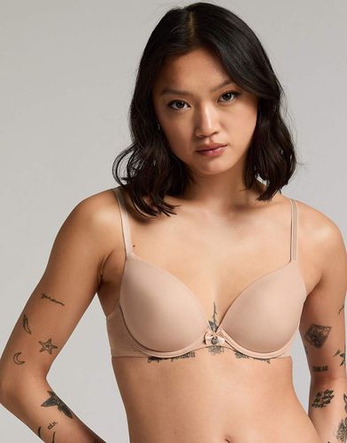 Hunkemöller - Soutien-gorge pigeonnant à armatures et bonnets rembourrés - Beige - Hunkemoller - Modalova