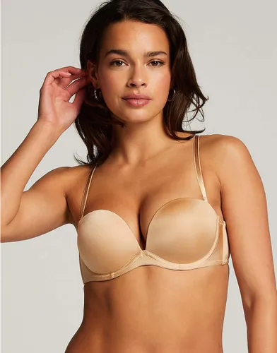 Hunkemöller - Soutien-gorge push-up sans bretelles à armatures - Beige - Hunkemoller - Modalova