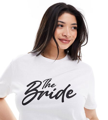 T-shirt à inscription The Bride » - In The Style Plus - Modalova