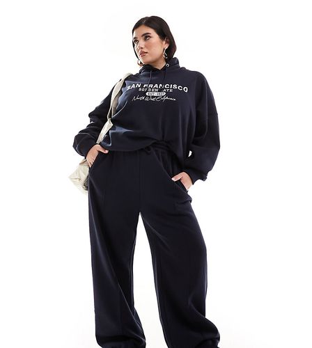X Perrie Sian - Exclusivité - Pantalon de jogging ample d'ensemble - In The Style Plus - Modalova