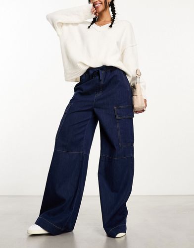 InWear - Izoebel - Pantalon cargo en jean - indigo - In Wear - Modalova