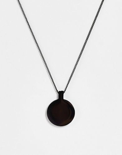 Collier à pendentif en acier inoxydable moulé - Bronze - Icon Brand - Modalova