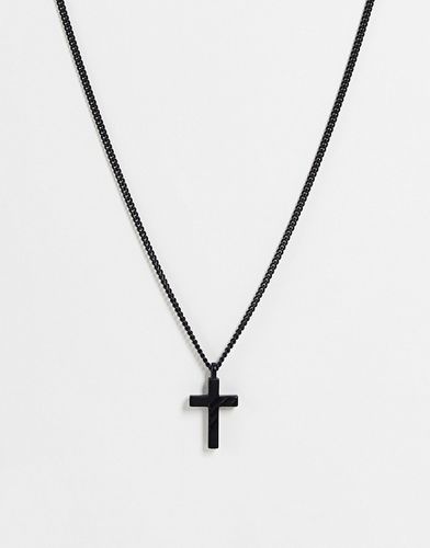Collier style universitaire à pendentif croix - Icon Brand - Modalova