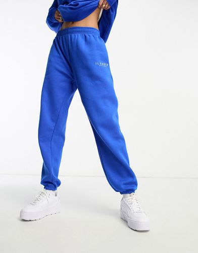 Pantalon de jogging d'ensemble oversize - de cobalt - Il Sarto - Modalova