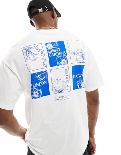 T-shirt oversize avec imprimé City Gardens » au dos - Jack & Jones - Modalova