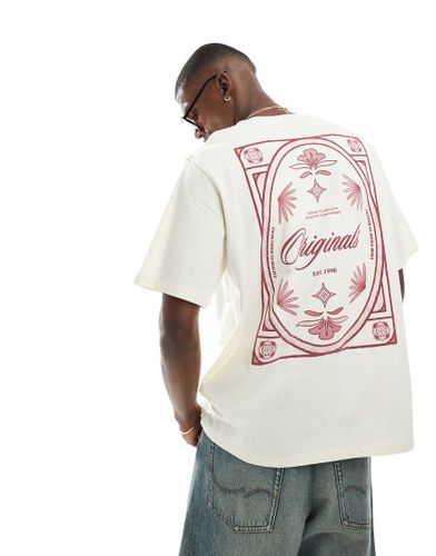 T-shirt oversize avec imprim Originals au dos - cass - Jack & Jones - Modalova
