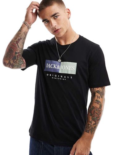 T-shirt oversize avec logo sur le devant - Jack & Jones - Modalova