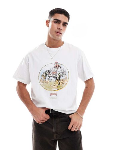 T-shirt crop top oversize à imprimé western - Jack & Jones - Modalova