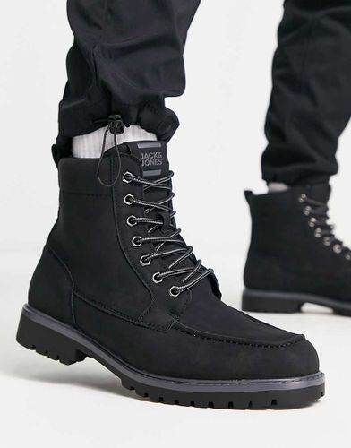 Bottines à lacets en imitation cuir - Jack & Jones - Modalova